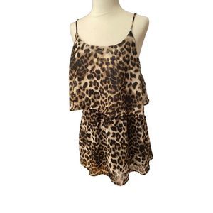 Leopard print dress- Size S